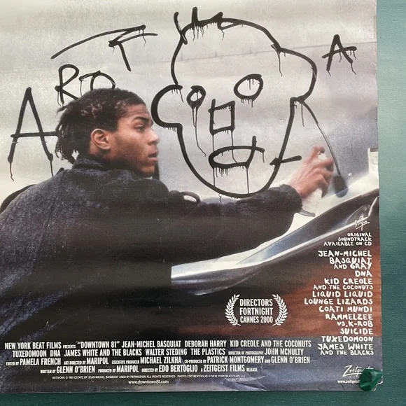 Jean Michel Basquiat Downtown 81 Movie Poster